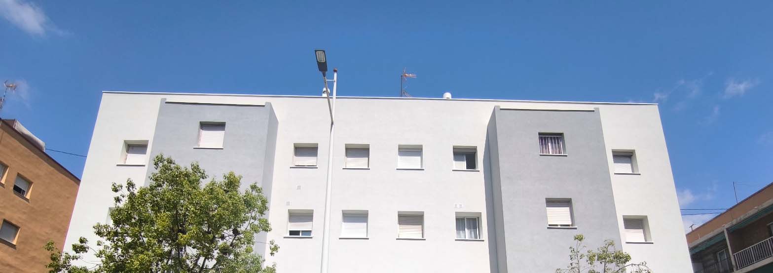 Fachada rehabilitada C/ Emilio Hernández Selva, 64, Elche