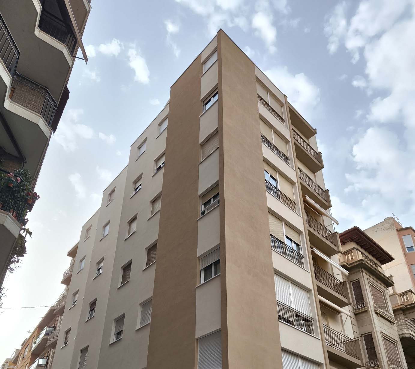 Fachada rehabilitada C/ Eres de Santa Llucía, 11, Elche